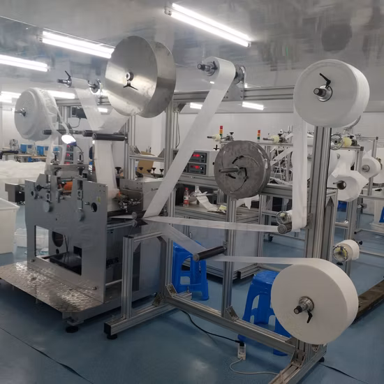 Китай производитель высококачественного нетканого материала в ушной петле KN95 N95 машина для изготовления пылезащитных масок