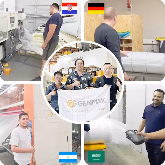 Машина для упаковки рулонов матрасов